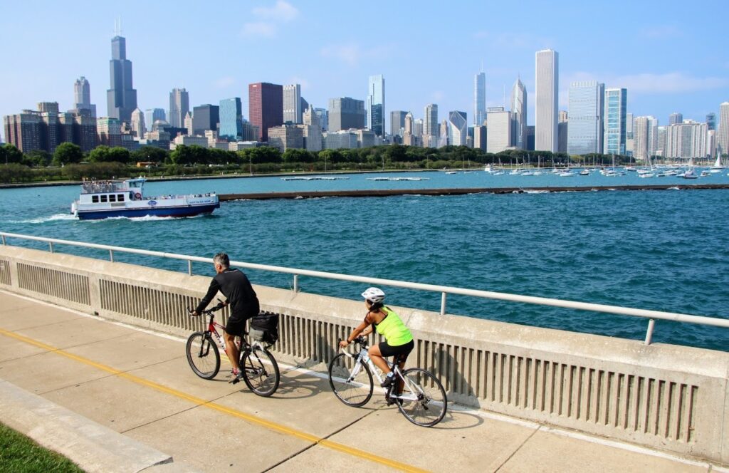 poznejte Chicago při projížďce na kole