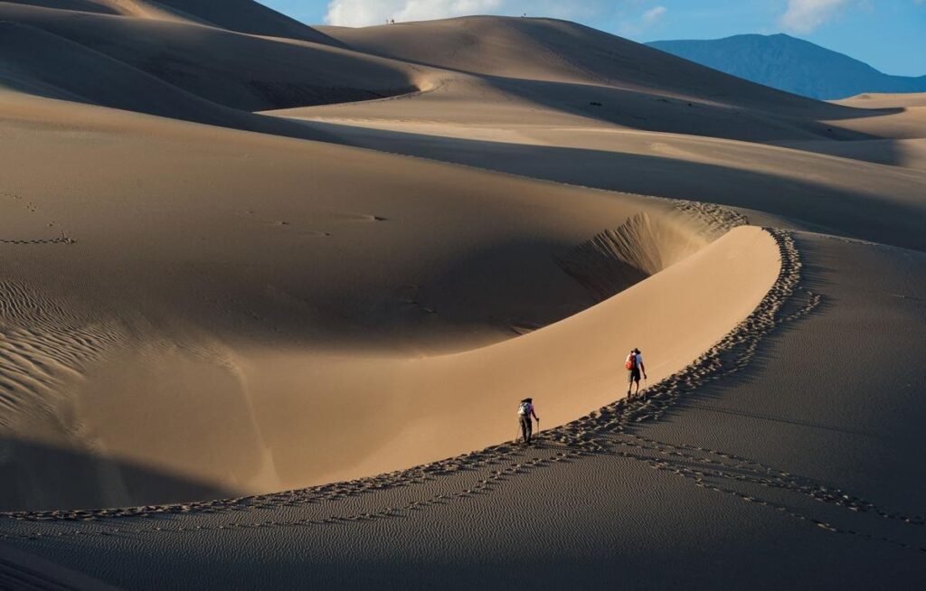 Písek všude - Great Sand Dunes v Coloradu